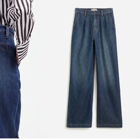 The Harlow Wide-Leg Jean in Fieldale Wash: Airy Denim Edition - Picture 4 of 4